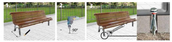 Scellement Banc Rumba